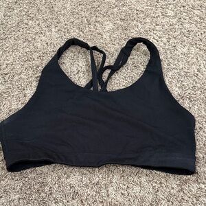 Old Navy Black Strappy Sports Bra